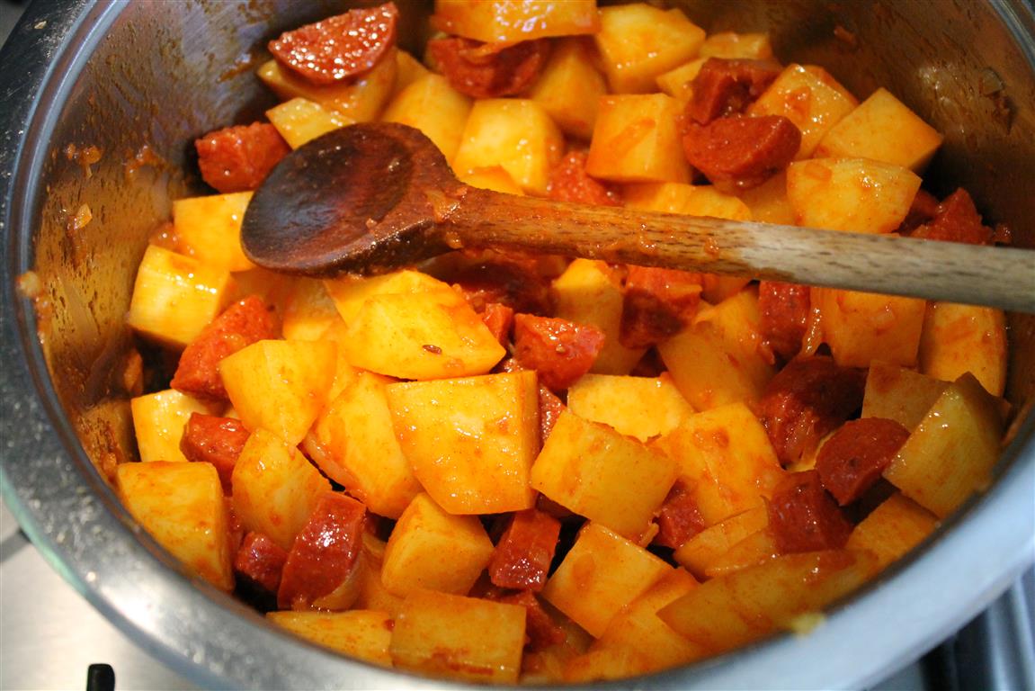 Paprika Kartoffeln - Würzige Gulasch