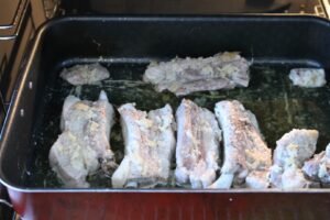 Gebackene Schweinerippen