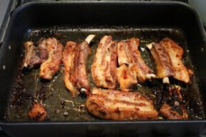 Gebackene Schweinerippen