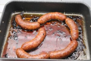 Gebratene Bratwurst