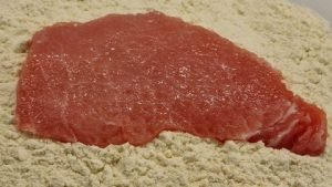 Geklopfteskoteletts für die Heißluftfritteuse