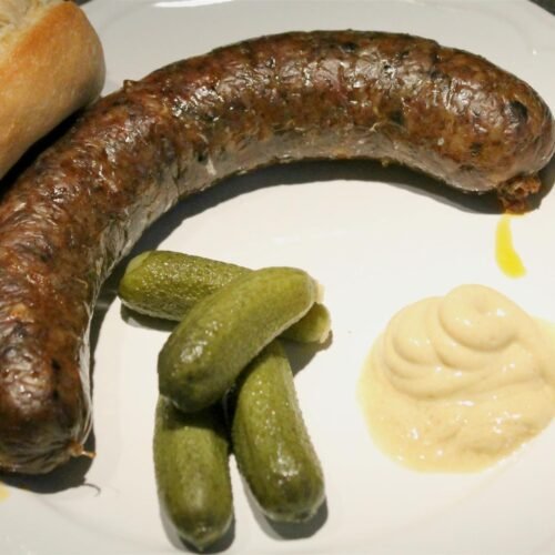 Leberwurst braten