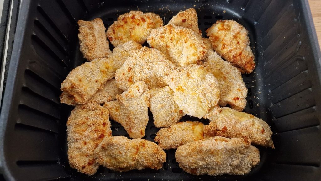 Parmesan Hänchen-Nuggets im Airfryer