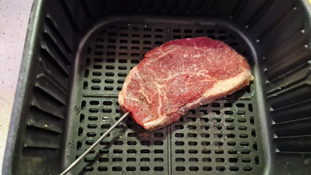 Rindersteak in der Heissluftfritteuse